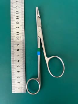 Miltex 8-58 GILLIES-SHEEHAN Needle Holder with Suture Scissors, 6-1/2" (16.5 cm)