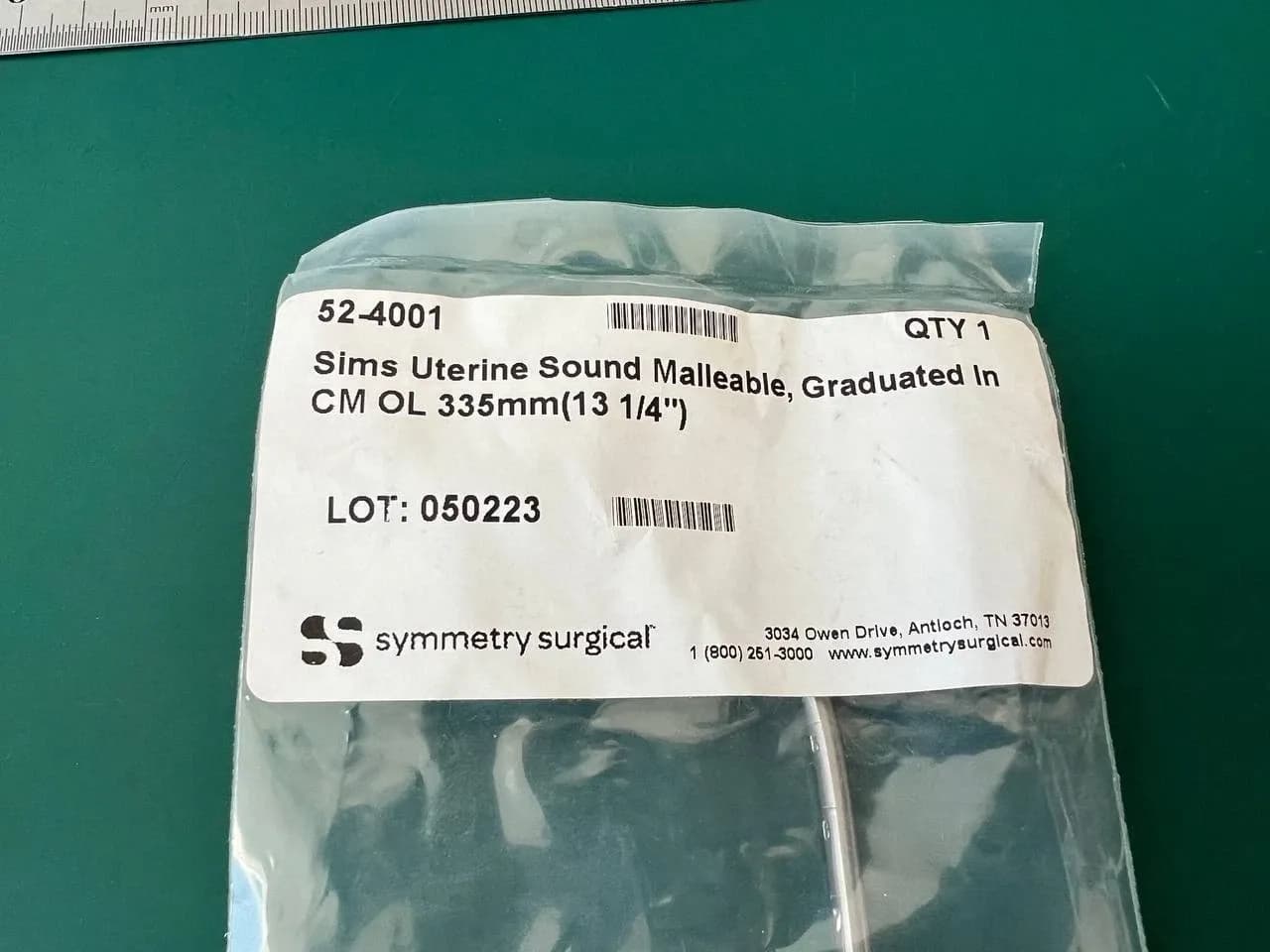 Матковий буж Sims Symmetry 52-4001 з градуюванням у сантиметрах, 13 1/4 in, 335 mm