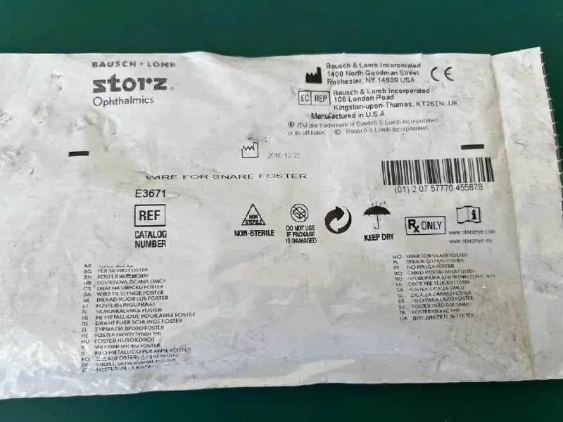Storz E3671 Twisted Snare Foster Wire  Pack of 12  NEW