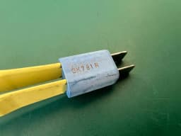 Пінцет біполярний багнетний Aesculap GK781R Yasargil 0.7mm x 95mm, 90° вгору