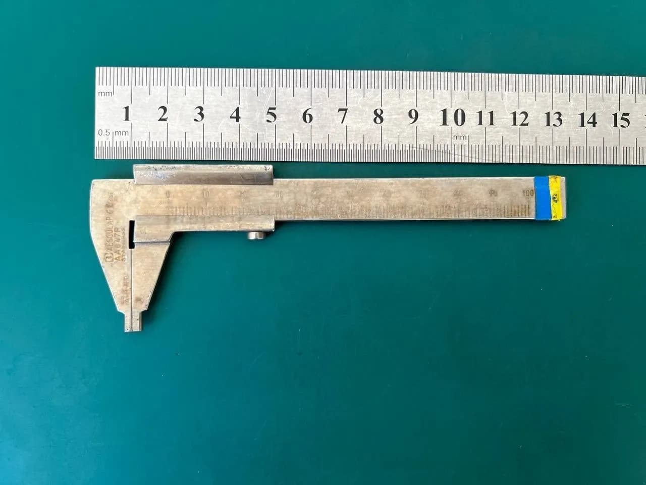 Циркуль-вимірювач Aesculap AA847R, 130 mm (5 1/8"), діапазон вимірювання до 100 mm
