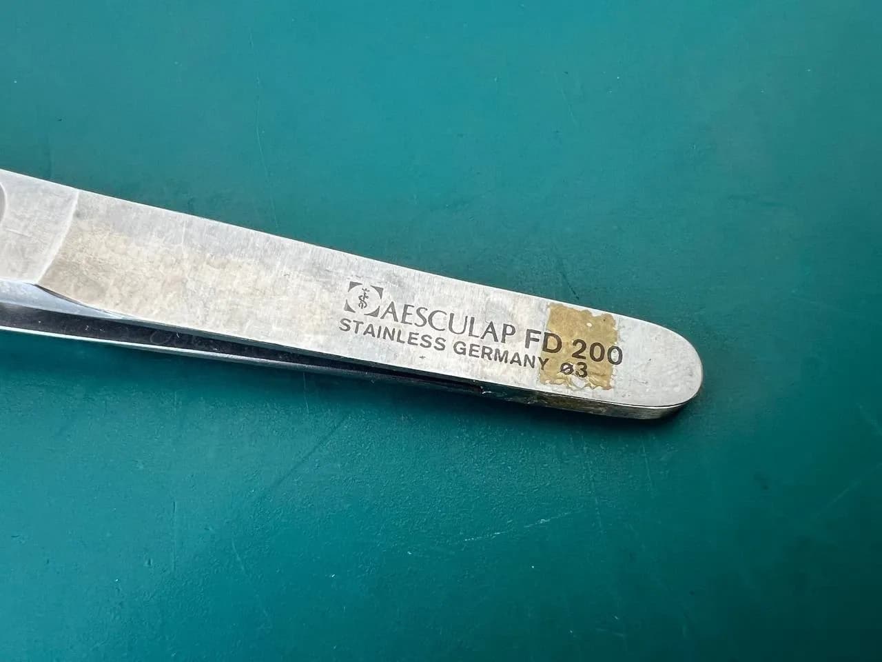 Пінцет-багнет Aesculap FD200 Yasargil SAMII, 3mm, 9.5″