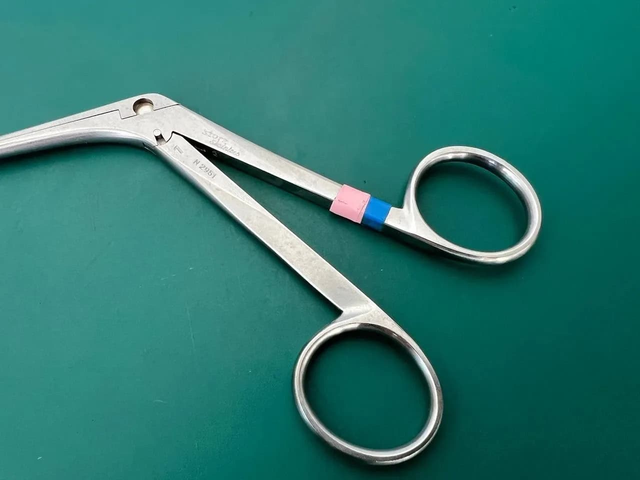 Storz N2951 Gruenwald Nasal Forceps No. 1, 2.5mm x 9mm thru-cutting jaws