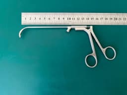 KARL STORZ 653000 HEUWIESER Antrum Grasping Forceps, Fixed Jaw Curved Down 90°