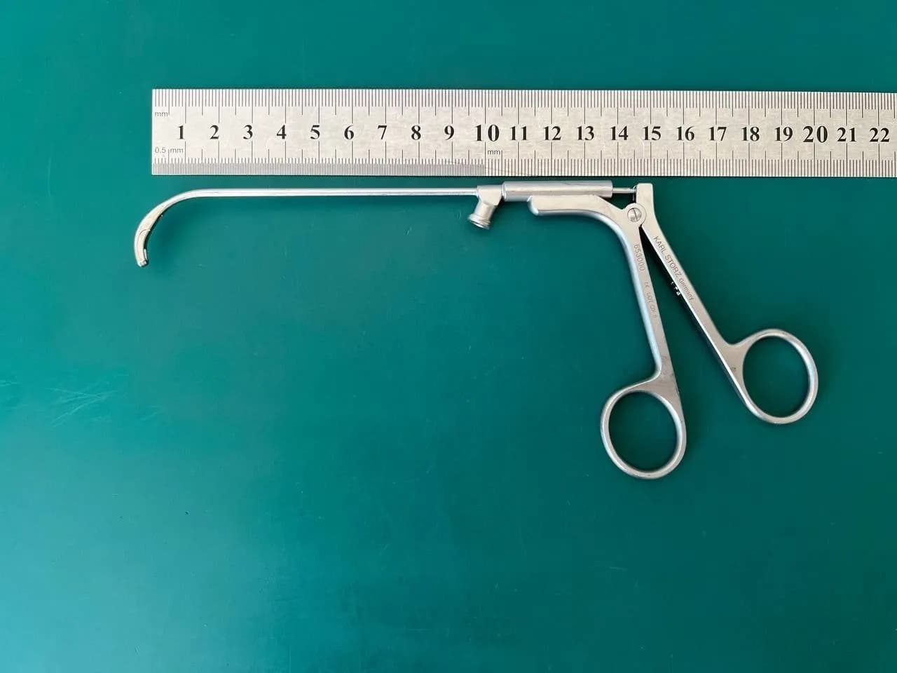 KARL STORZ 653000 HEUWIESER Antrum Grasping Forceps, Fixed Jaw Curved Down 90°