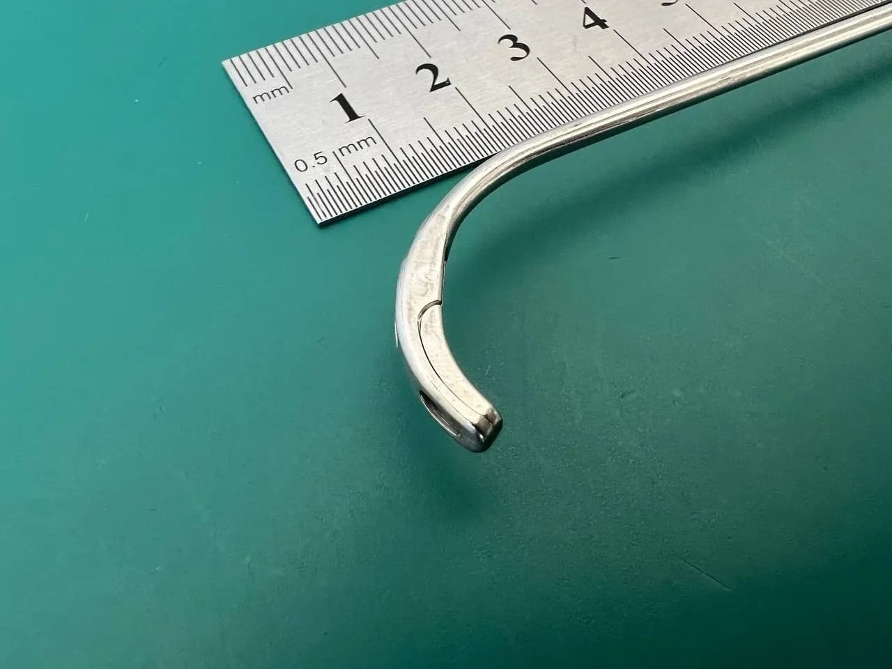 KARL STORZ 653000 HEUWIESER Antrum Grasping Forceps, Fixed Jaw Curved Down 90°