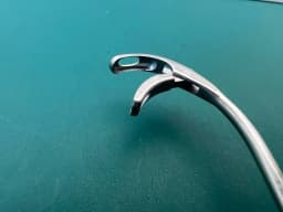 KARL STORZ 653000 HEUWIESER Antrum Grasping Forceps, Fixed Jaw Curved Down 90°