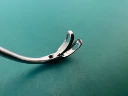 KARL STORZ 653000 HEUWIESER Antrum Grasping Forceps, Fixed Jaw Curved Down 90°