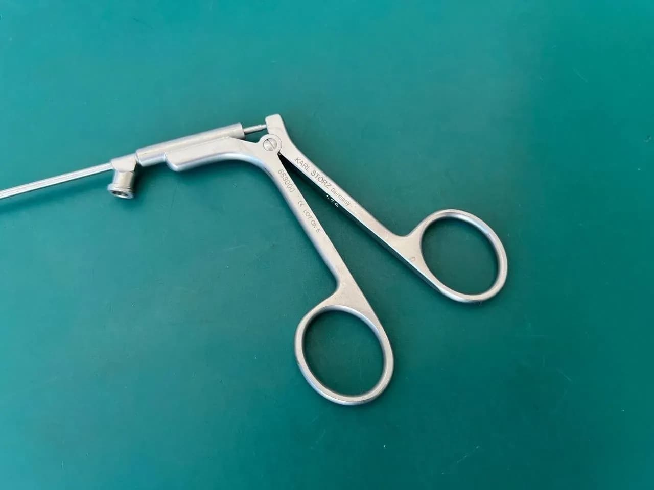KARL STORZ 653000 HEUWIESER Antrum Grasping Forceps, Fixed Jaw Curved Down 90°