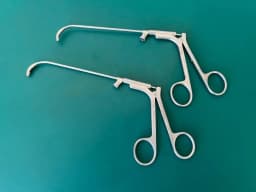 KARL STORZ 653000 HEUWIESER Antrum Grasping Forceps, Fixed Jaw Curved Down 90°