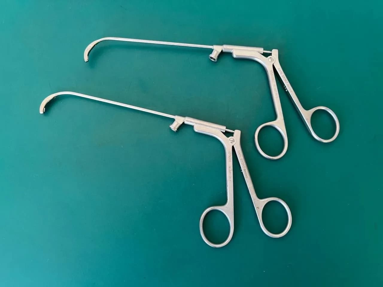 KARL STORZ 653000 HEUWIESER Antrum Grasping Forceps, Fixed Jaw Curved Down 90°