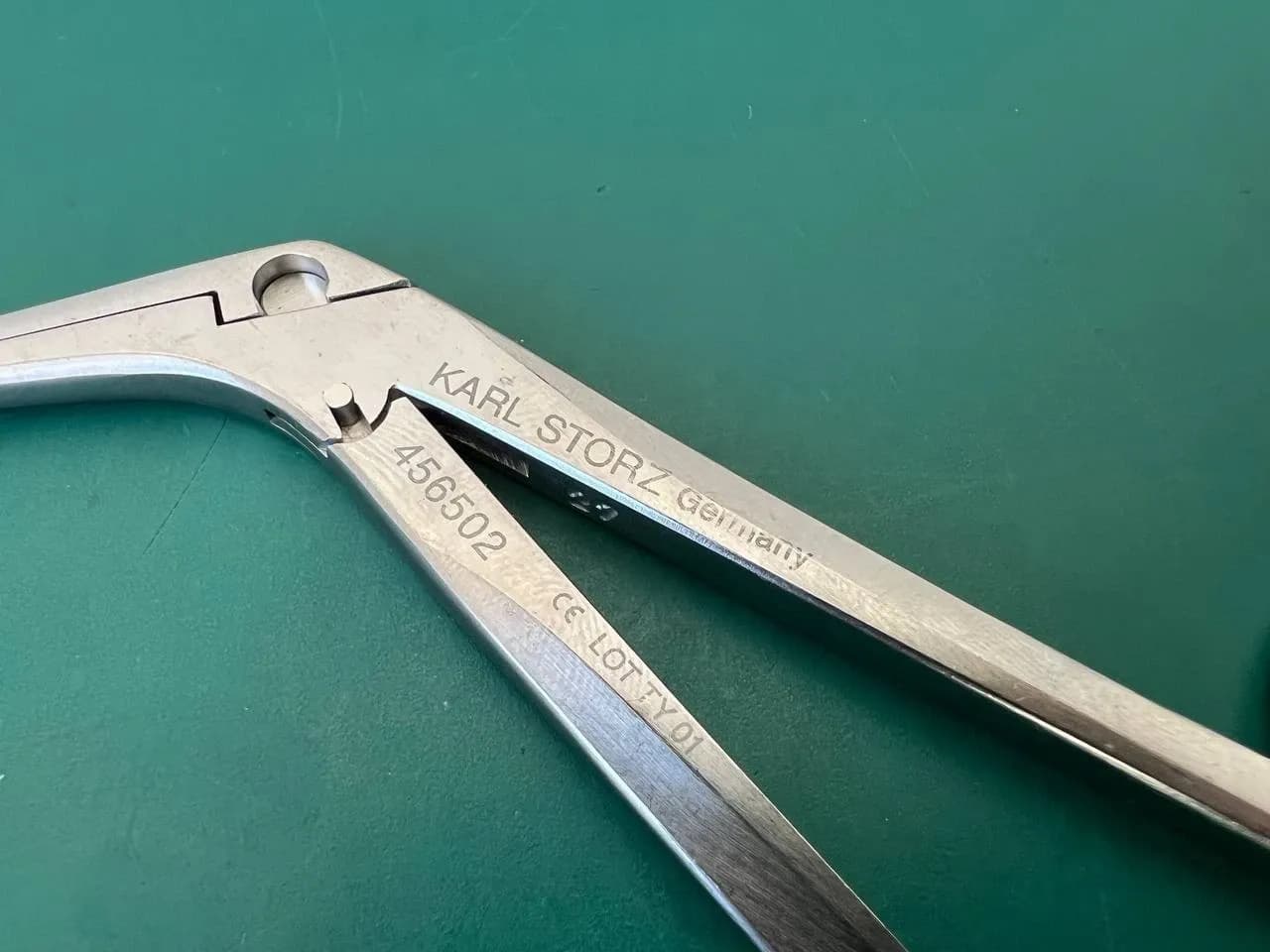 Karl Storz 456502 Blakesley-Wilde Nasal Forceps, 45' Upturned, Size 2
