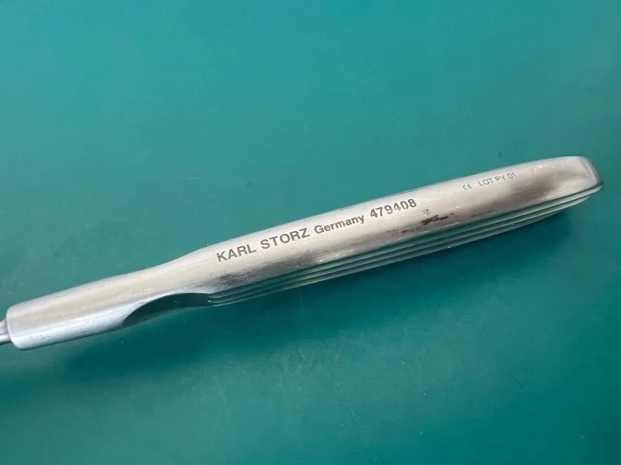 Karl Storz 479408 COTTLE Raspatory, 19.5 cm, 8 mm Slightly curved