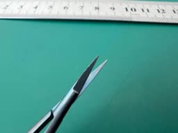 Ножиці титанові Castroviejo Malis Symmetry Codman 80-1524 прямі байонетні
