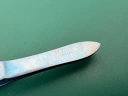Вигнутий пінцет Microsurgery TCFr16Ct 16cm із зубцями 1x2
