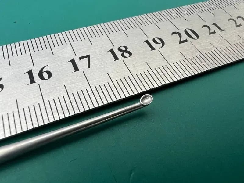Storz N1705 House Curette Angled Double-ended 2mm x 2.5mm cups 2.25mm x 3mm