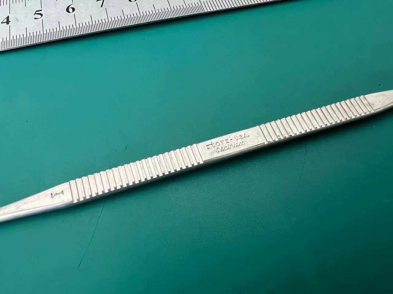 Storz N1705 House Curette Angled Double-ended 2mm x 2.5mm cups 2.25mm x 3mm
