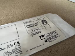 Комплект із 6 сферичних борів ConMed Linvatec C9911, 2.9mm, microblade