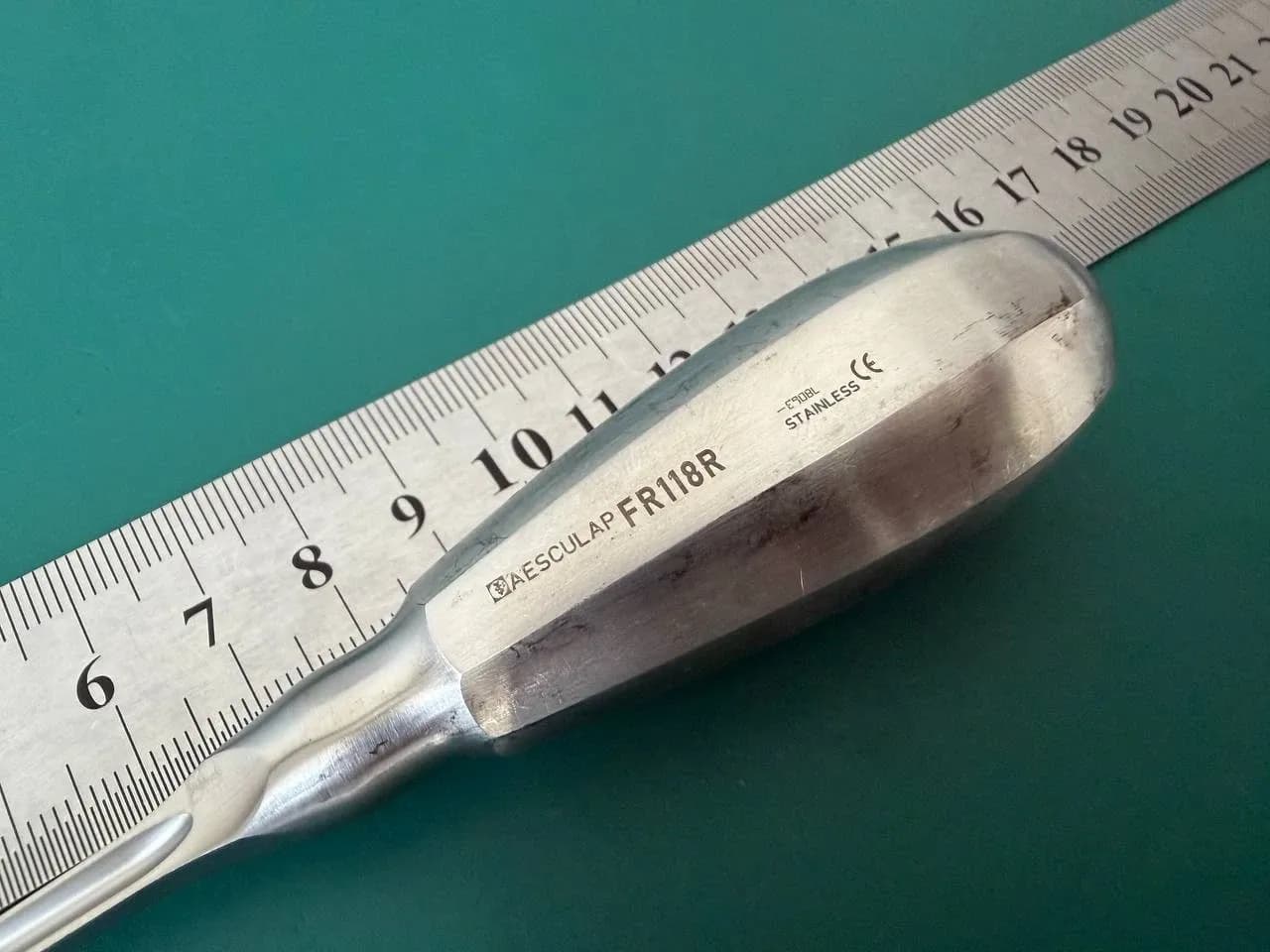 Розвертка Aesculap FR118R, пряма, 150 mm (6″)