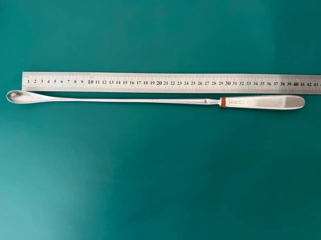 Кюретка для плаценти та плідного яйця Aesculap ER602R Wallich, пряма, 420 мм (16 1/2″)