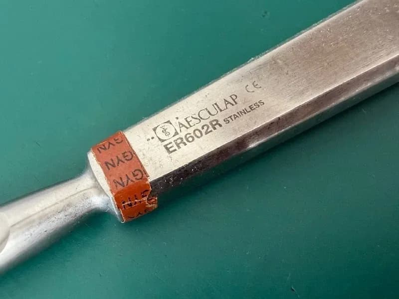 Кюретка для плаценти та плідного яйця Aesculap ER602R Wallich, пряма, 420 мм (16 1/2″)