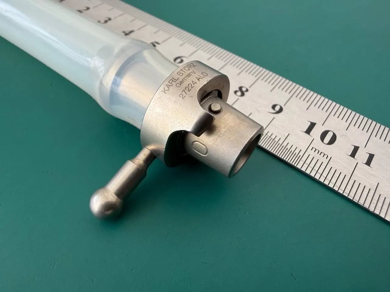 Karl Storz Connector with Tube for Evacuator, 27224 ALO