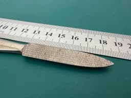 Storz N-4550 Converse rasp, 7'',double-ended, backward cutting, 11.0mm wide