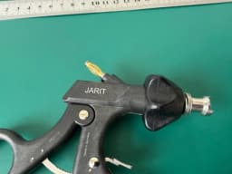 Лапароскопічна зігнута рукоятка Integra Jarit 652-113 з HF-конектором та тріскачкою