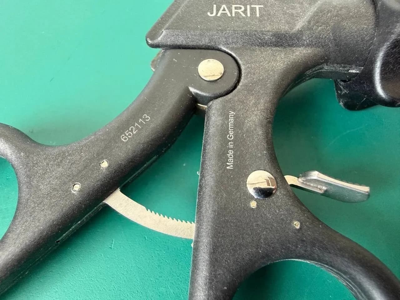 Лапароскопічна зігнута рукоятка Integra Jarit 652-113 з HF-конектором та тріскачкою