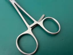 398.41 Reduction Forceps with points, broad, ratchet, Germany