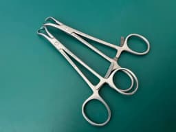 398.41 Reduction Forceps with points, broad, ratchet, Germany