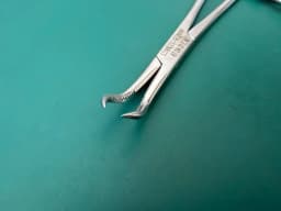 398.40 Reduction Forceps with points, narrow, ratchet, 132 mm Germany