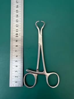 399.97 Germany REDUCTION FORCEPS WITH POINTS RATCHET 130 mm