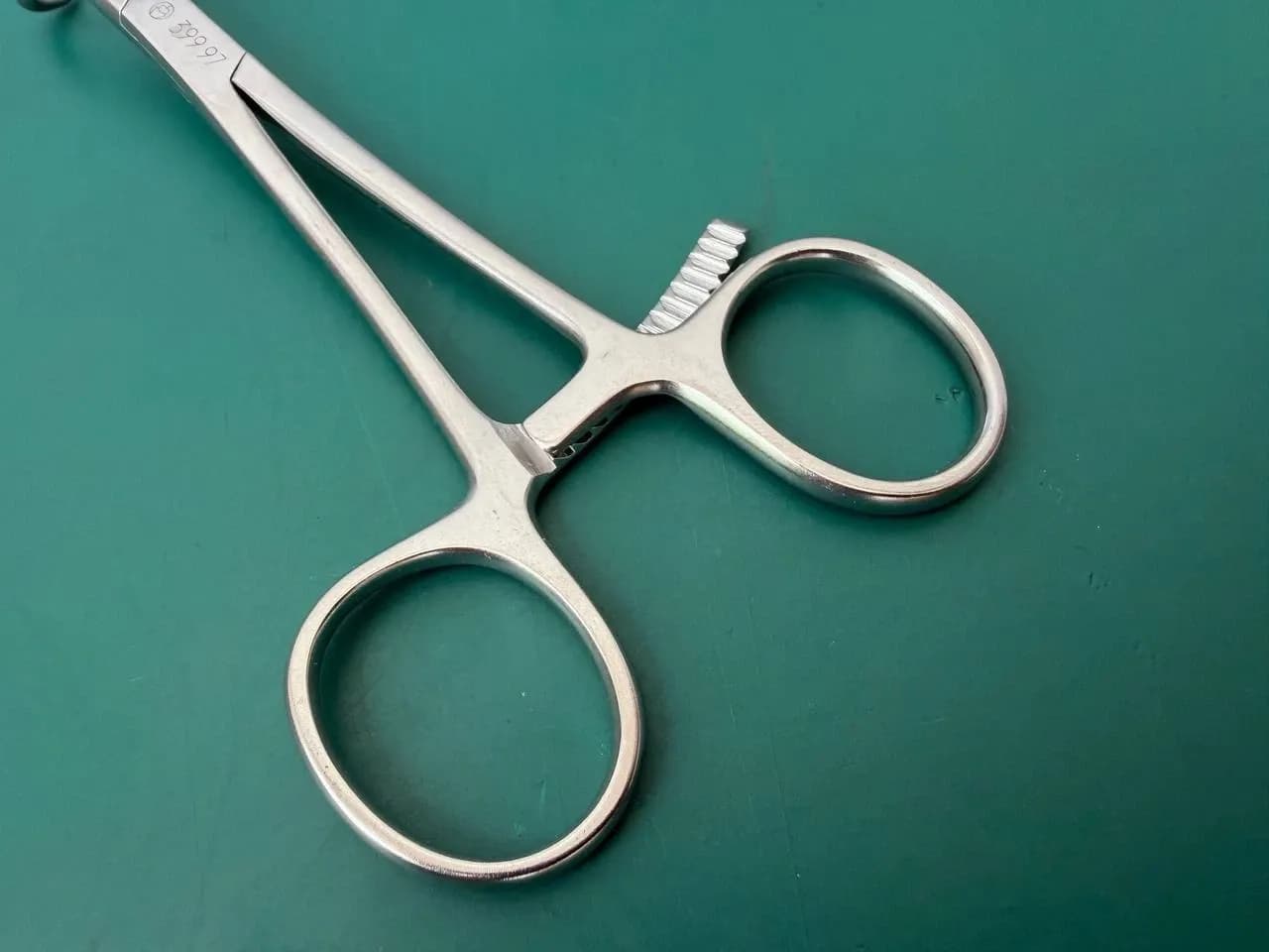 399.97 Germany REDUCTION FORCEPS WITH POINTS RATCHET 130 mm
