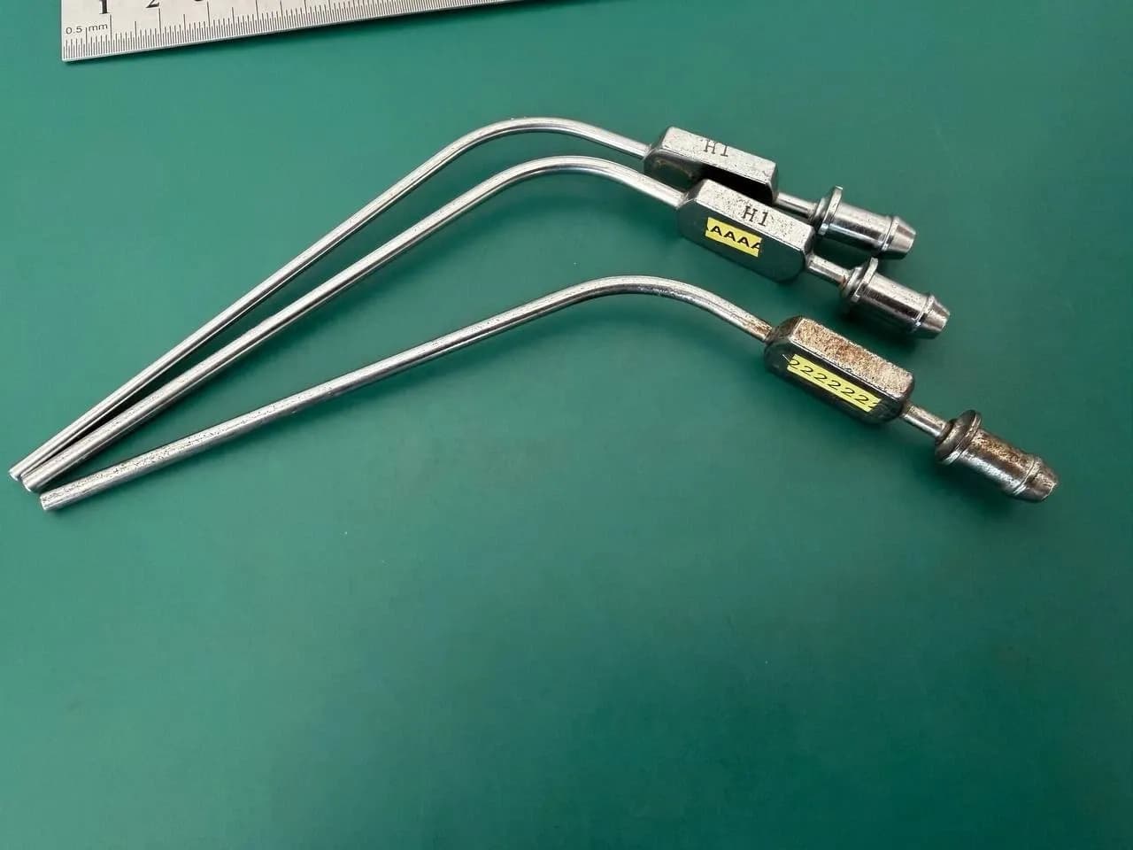 Lot of 3 Karl Storz Ferguson Suction Tube 204809, 204810