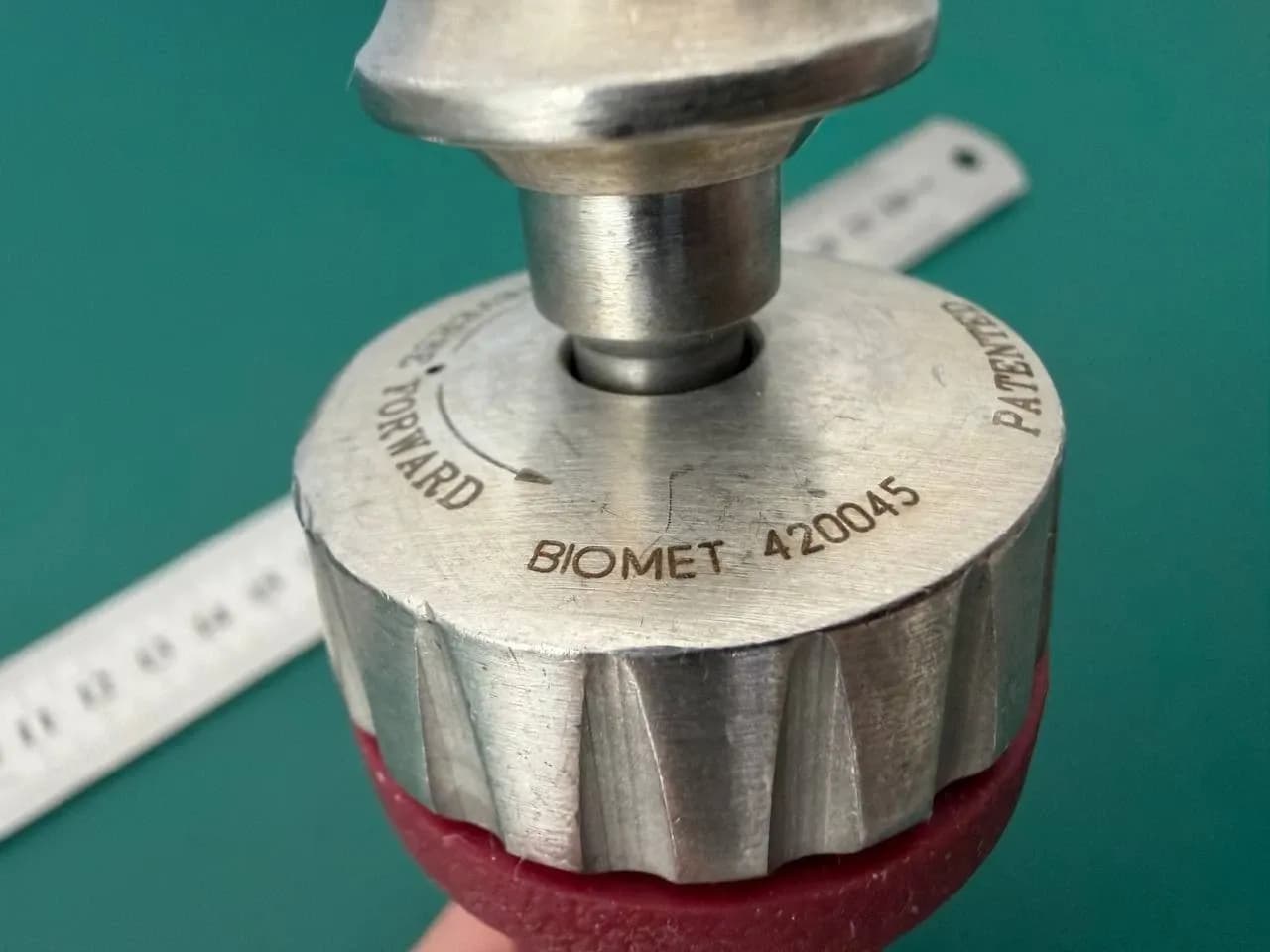 Biomet 420045 Handle SQUARE LOCK STRAIGHT