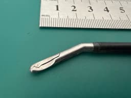 R.Wolf 8840.622 HF Grasping Forceps Angled Downward & Curved Left
