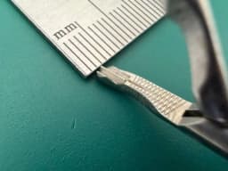 R.Wolf 8840.622 HF Grasping Forceps Angled Downward & Curved Left