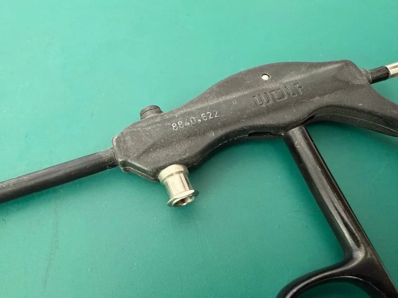 R.Wolf 8840.622 HF Grasping Forceps Angled Downward & Curved Left