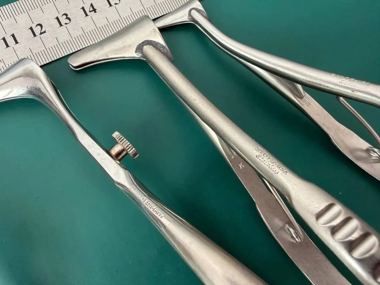 Lot of 4 Storz Cottle Septum Speculum, Nasal Speculum, N2182, N2200, N2102,N2108
