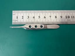 Storz E-1500 Bishop-Harmon Tissue Forceps Fine Straight, 1 x 2 teeth
