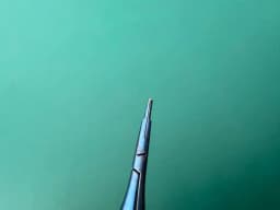 Katena KT6-3820 Micro Needle Holder Curved W/ Lock Titanium