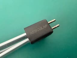 Пінцет байонетний Aesculap US361 титановий ізольований 0.5mm круглий конектор 9-1/8"
