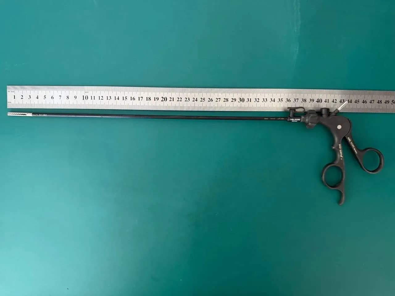 Затискач захоплюючий Karl Storz 33310LF Clickline хвилястий 5mm 36cm, рукоятка 33121