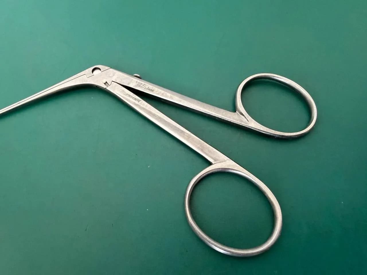 Storz N1705-86 ENT Micro Spoon Tongs Tweezers / ENT Micro Oval Cup Forceps