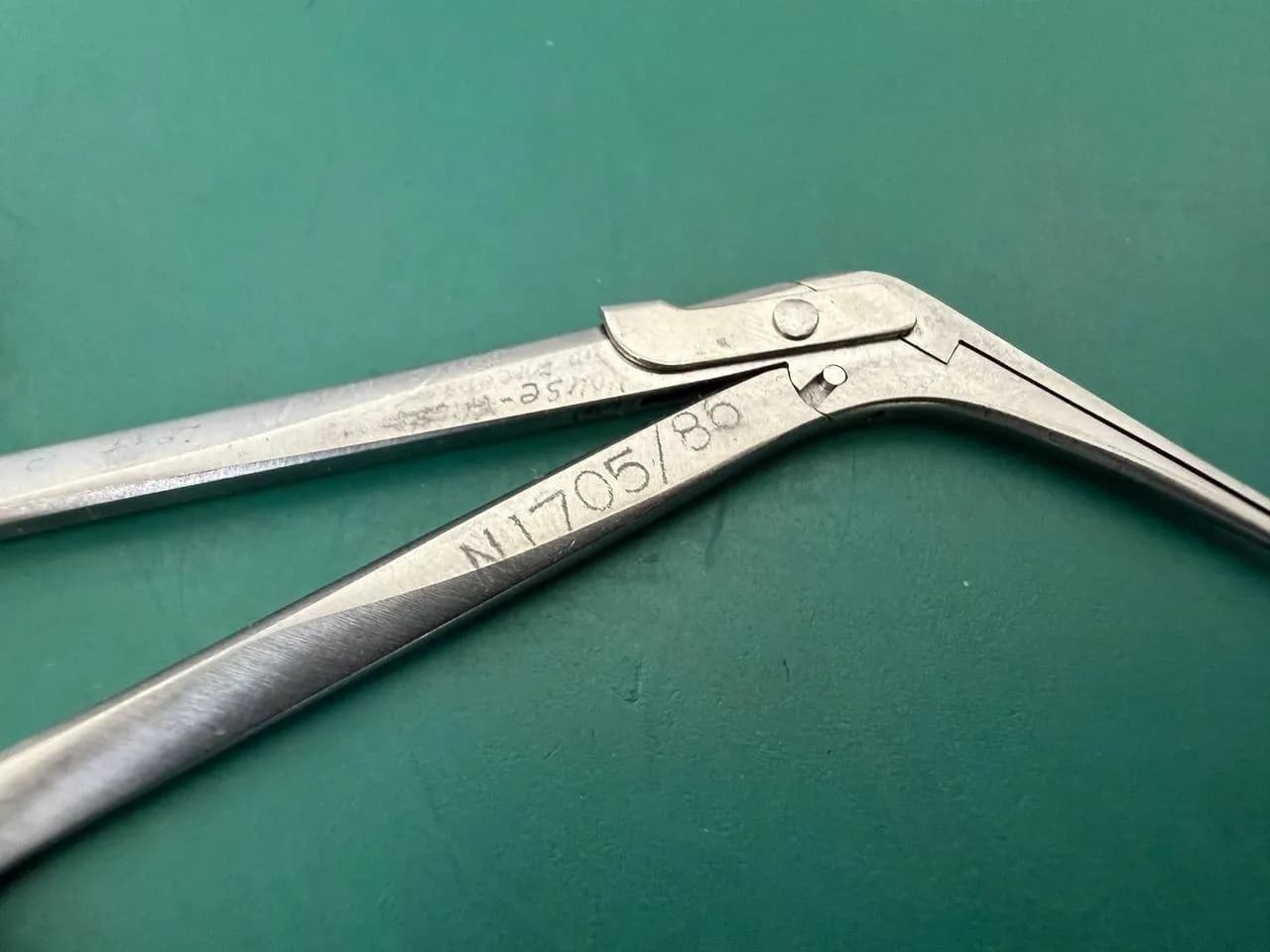Storz N1705-86 ENT Micro Spoon Tongs Tweezers / ENT Micro Oval Cup Forceps