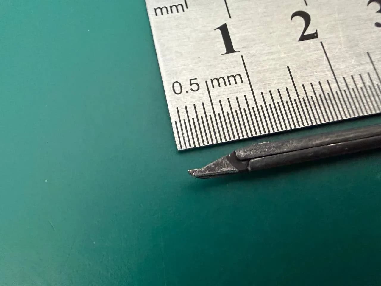 Richards 23-0063 Ebony Surgical Ear Scissors Left Curved Jaw ENT