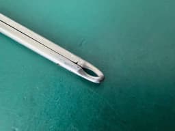 Мікропінцет-чашка Rhoton V. Mueller NL3785-023, прямий, шир. 1mm, довжина 5-3/8″