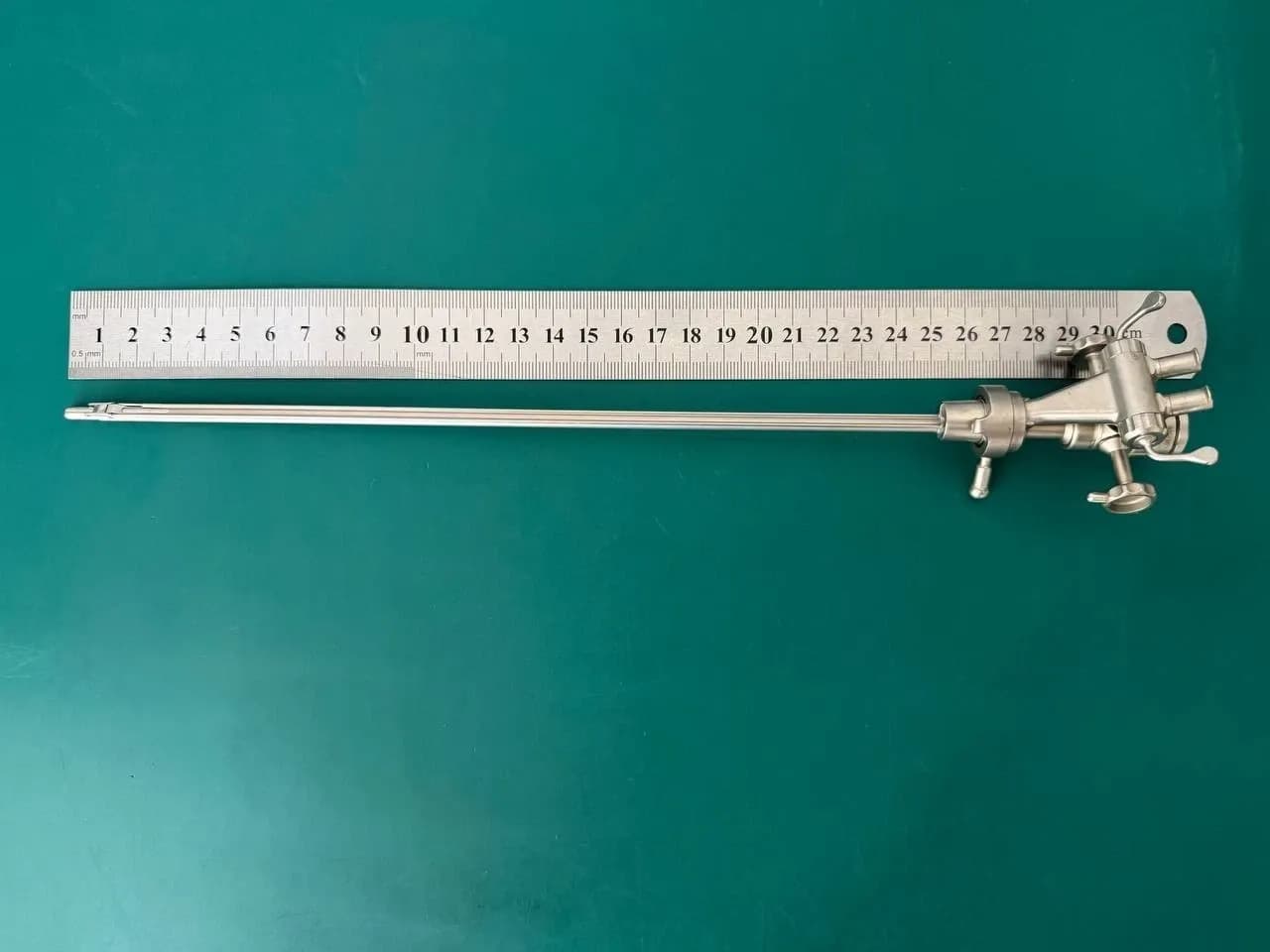 Дефлектор Альбаррана Karl Storz 27026EF, подвійний канал, два крани, 12″