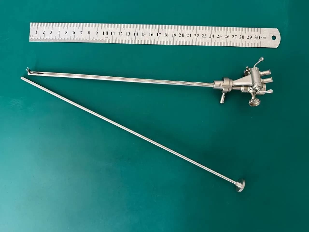 Дефлектор Альбаррана Karl Storz 27026EF, подвійний канал, два крани, 12″